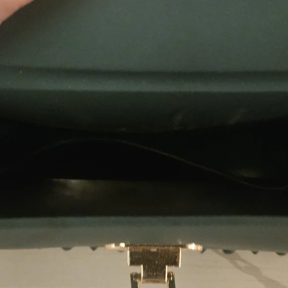 Cute Edgy Style Purse Woth Gold Accents - Picture 4 of 4